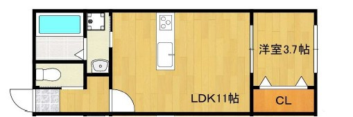 グランフォート明石城北の間取り