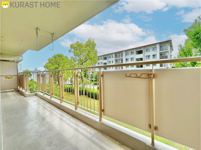 境谷西第2住宅団地第14号棟　2階のバルコニー