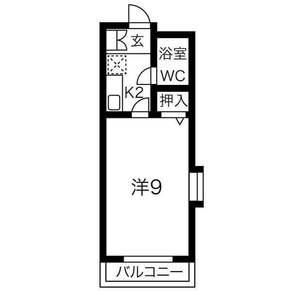 サンコートYOSIKAWA　　刈谷市近郊の賃貸ならクラスホーム刈谷店の間取り