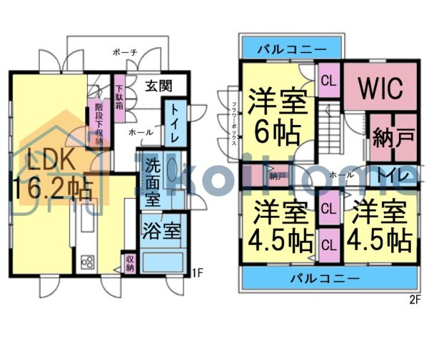 神戸市西区伊川谷町潤和　中古戸建　築浅の間取り|現在、居住中の為、内部の写真はありませんが、内覧は可能ですのでお気軽にお問い合わせください。