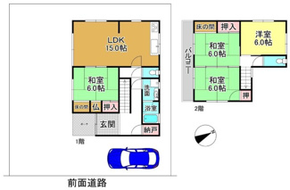 【間取り】 | 高島市鴨3150-79　中古戸建