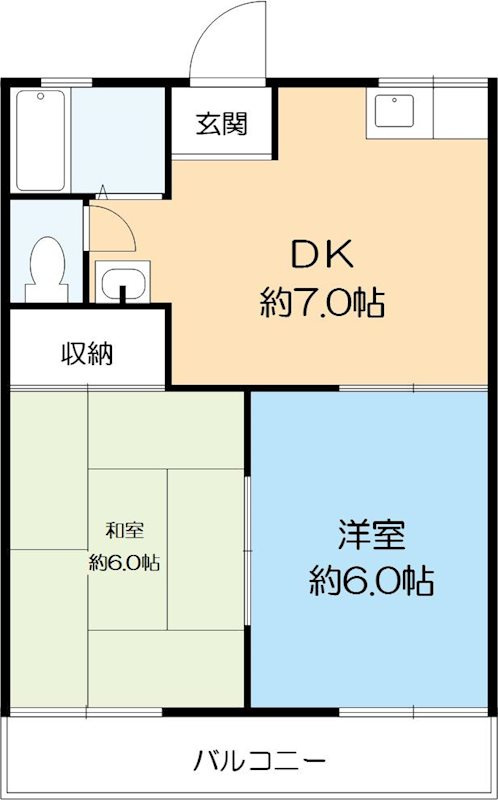 第二奥村ハイツの間取り