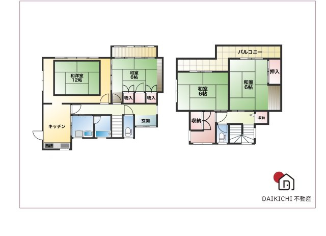 【間取り】 | 本庄市南２丁目　中古戸建