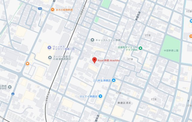 ロワイヤル飾磨　山電「飾磨駅」徒歩7分の地図