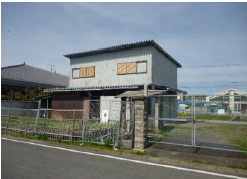 大津市今堅田２丁目の事業用地の外観
