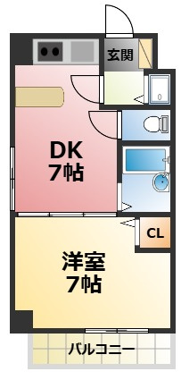 ヴィヴァンデ上甲子園の間取り