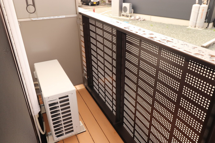 アルファコートのバルコニー