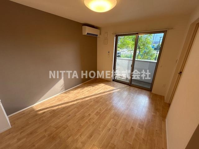 Ｃａｓａ美輪Ⅰの内装|リビングにエアコン設置済み◎