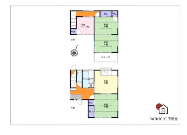 【間取り】 | 川島町下伊草　中古戸建