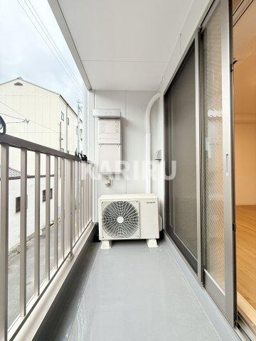 ソリティア桃谷のバルコニー