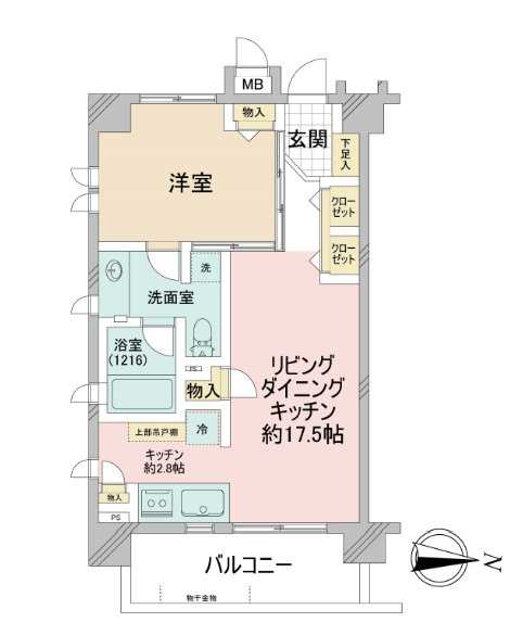 グランシティ湘南海岸マリナージュスクエアの間取り
