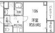 ソリティア桃谷の間取り