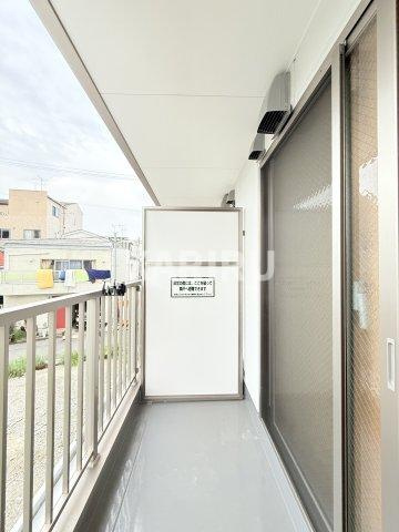 ソリティア桃谷のバルコニー