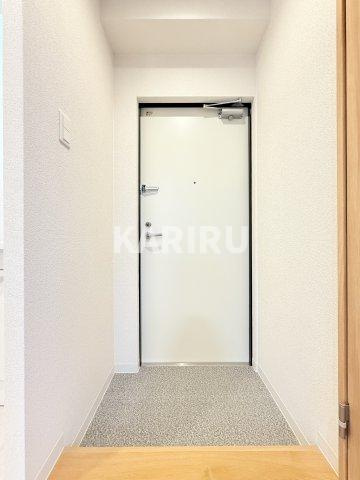 ソリティア桃谷の玄関