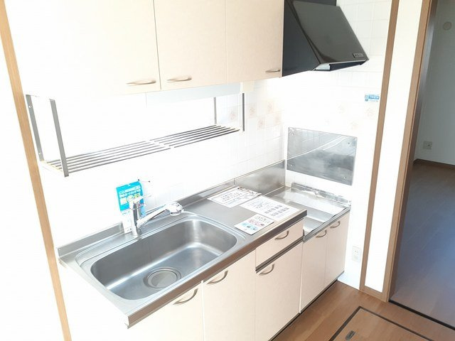 コンパクトなキッチンで掃除もラクラク