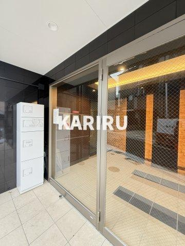 ソリティア桃谷のエントランス