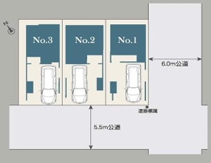 【区画図】 | メルディアの家堀江0517③2号棟