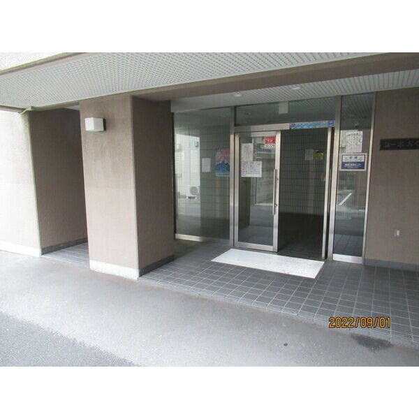 コーポおくだのエントランス