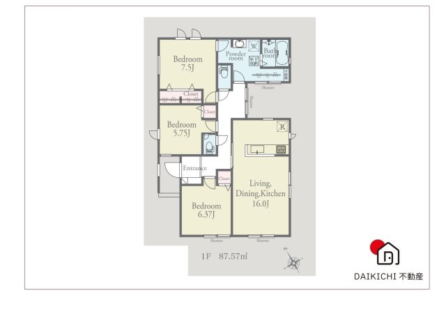 【間取り】 | 東松山市石橋23-2期　LIGNAGE　新築戸建　全4棟　2号棟
