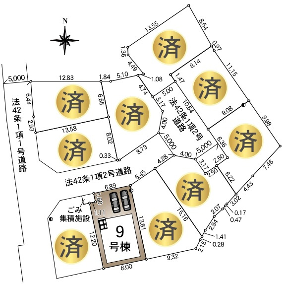 明石市北王子町の区画図|区画図はコチラ♪残1区画♪