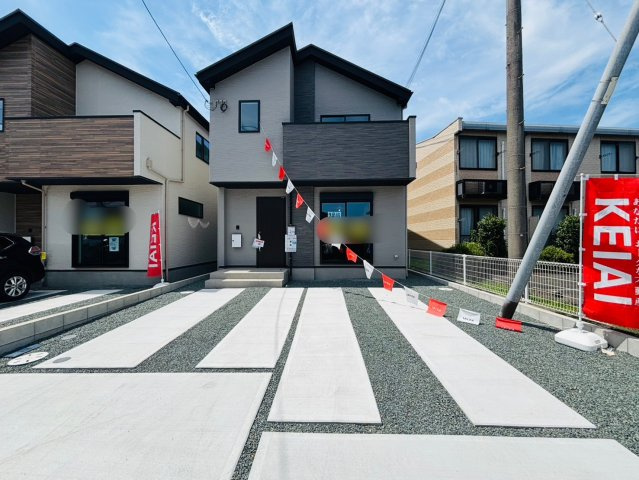 ケイアイエルデ／東区長嶺東2期／2号棟の駐車場|駐車スペースは２台分。