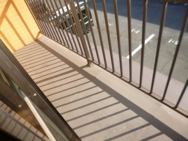 フリージア倉敷のバルコニー