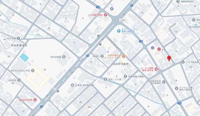 【地図】 | 高砂市荒井町小松原3丁目　土地