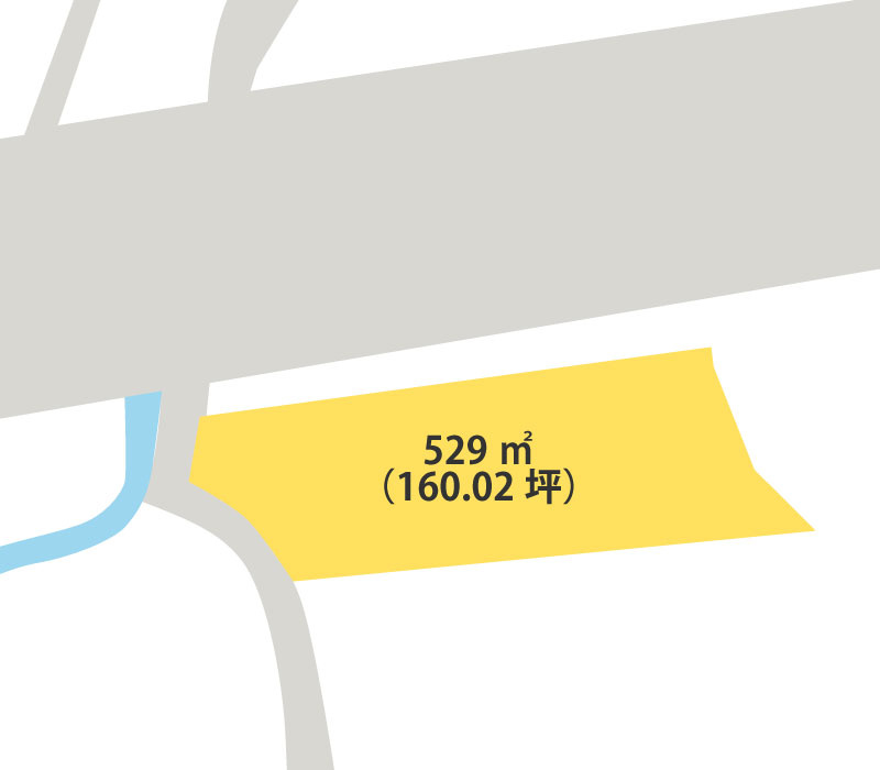 紀の川市花野・土地・56919の区画図