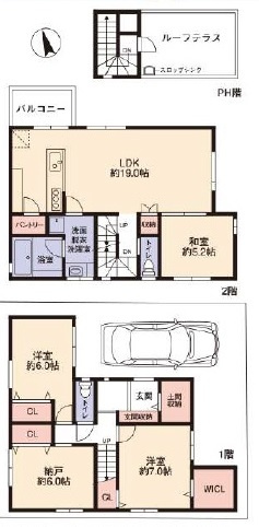 【間取り】 | 星陵台７丁目　未入居戸建　３区画