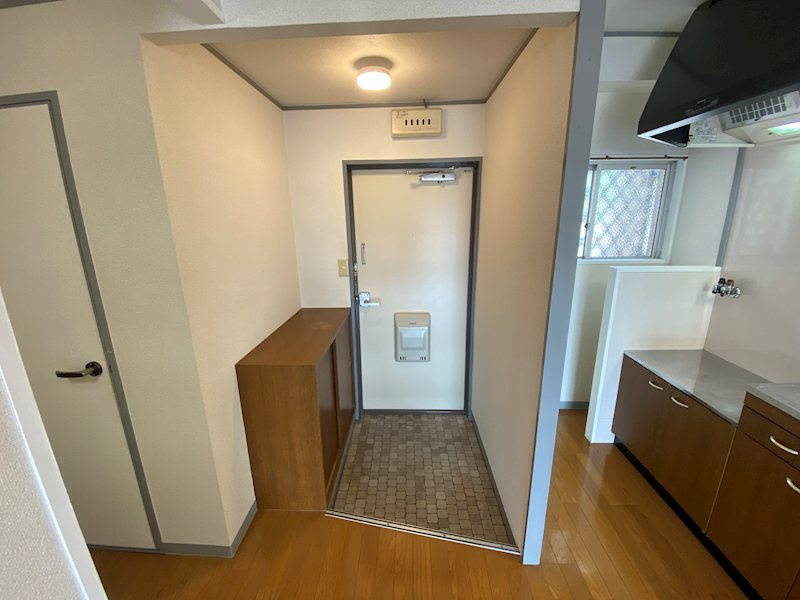 コープみささぎの玄関