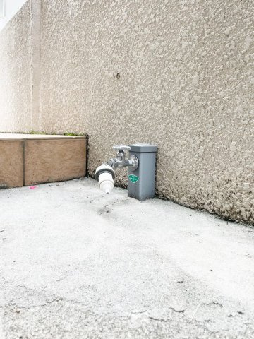 上大市一丁目　二世帯住宅のその他|屋外水栓
洗車や家に持ち込みたくない汚れもきれいになります