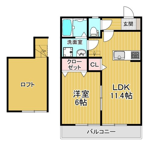 【間取り】 | ファーデンベルク大木町