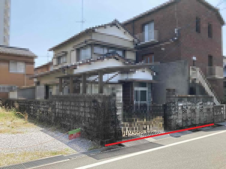 高知市一ツ橋　売土地の外観
