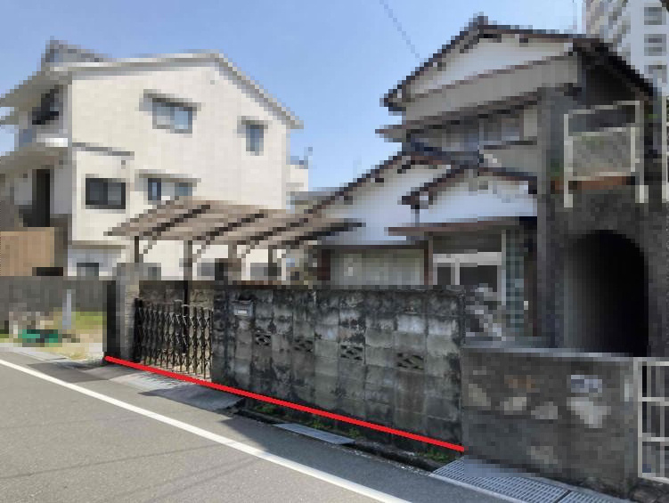 高知市一ツ橋　売土地の外観