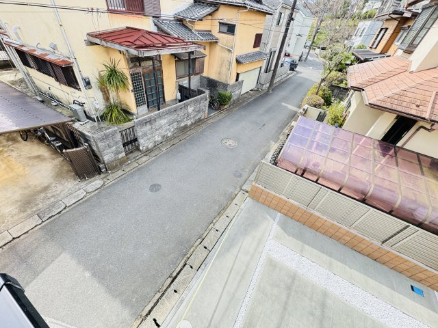 市川市若宮３丁目新築戸建【若宮小学校：5分】の展望|バルコニーより道路側眺望