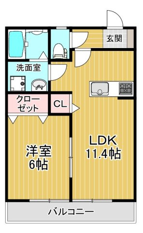 【間取り】 | ファーデンベルク大木町