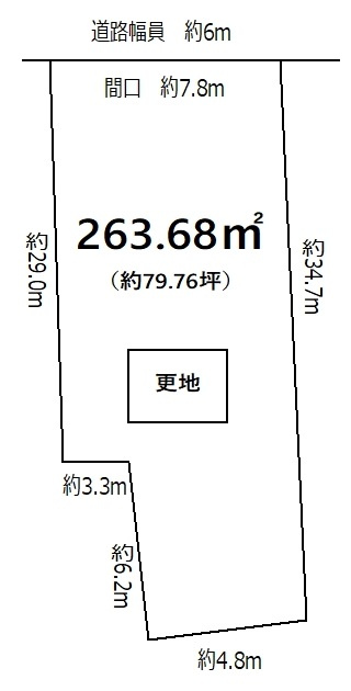 上賀茂蝉ケ垣内町 土地の土地図