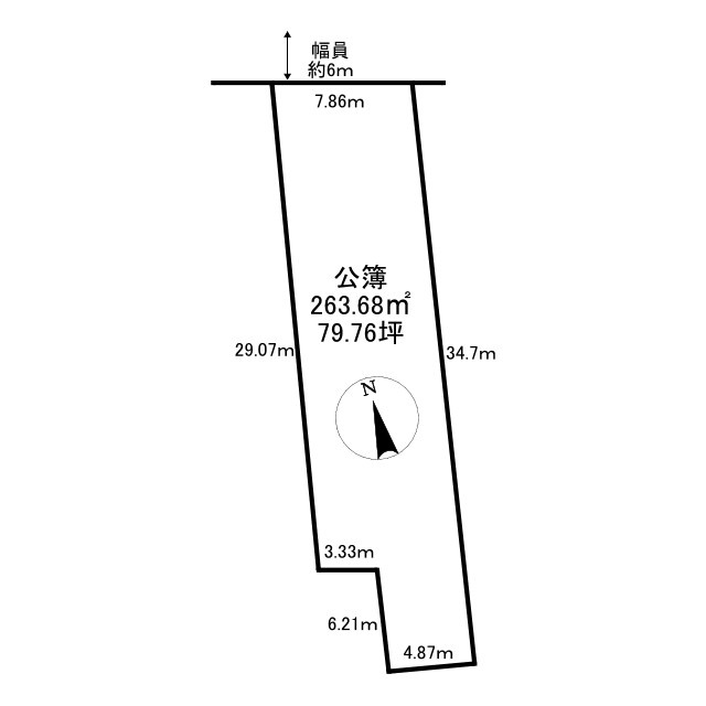 上賀茂蝉ケ垣内町 土地の土地図