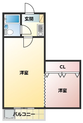 【間取り】 | ロイヤルコーポ北中島