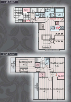【間取り】 | 【名古屋市中村区猪之越町2丁目56新築戸建1号棟】✨️仲介手数料無料✨️日比津小学校・日比津中学校
