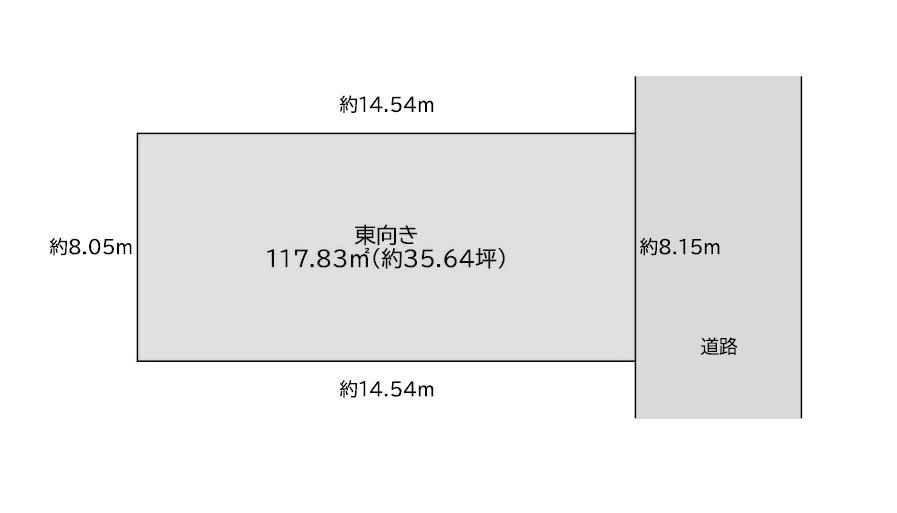 高知市加賀野井2丁目　売土地の土地図
