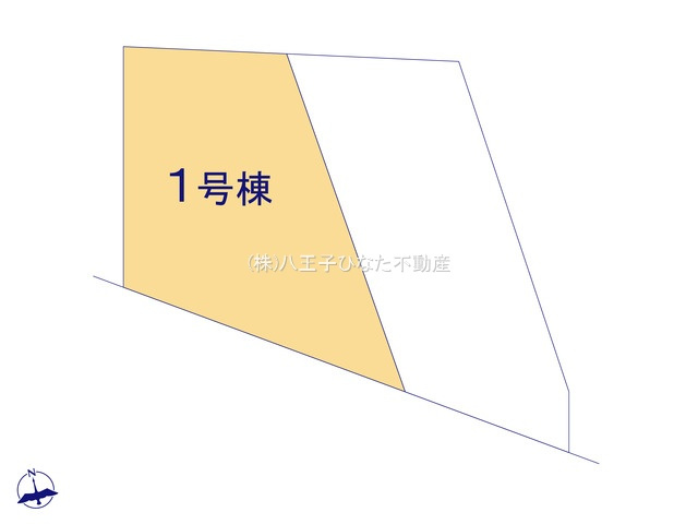 『八王子市新築戸建て』八王子市宇津木町672-2【仲介手数料無料】　６期の区画図|～仲介手数料無料☆八王子ひなた不動産～八王子市宇津木町　新築戸建て