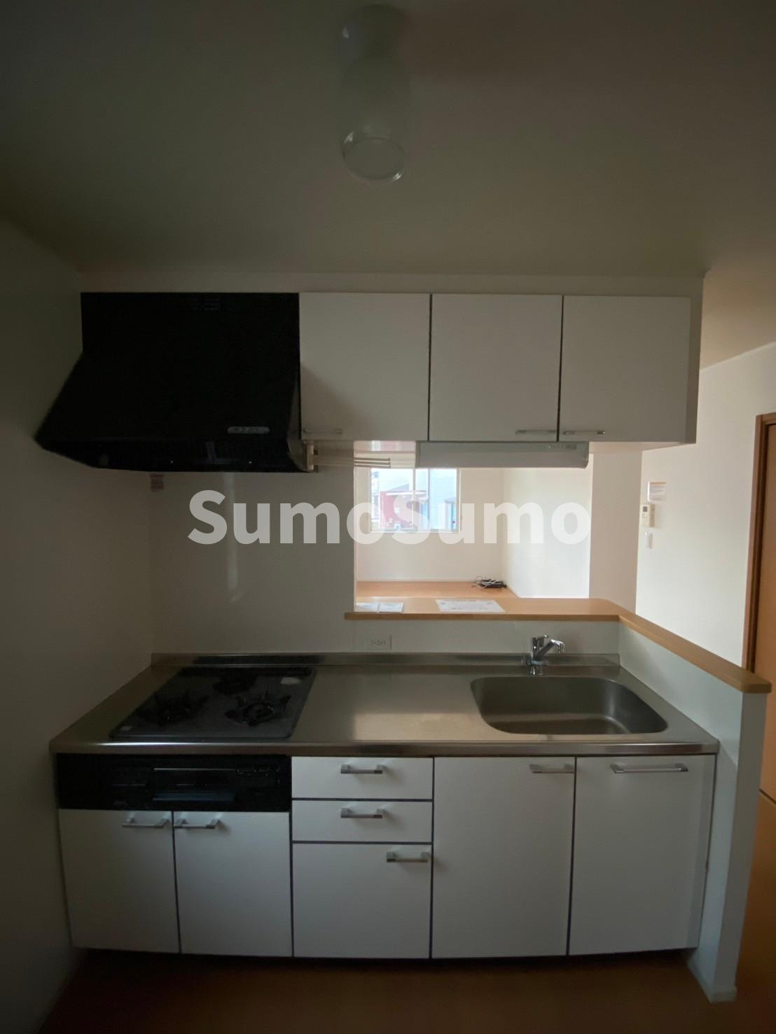 矢部町戸建貸家のキッチン|きれいなキッチンです