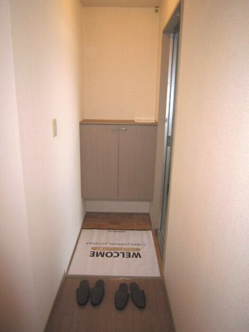 上益城郡益城町大字古閑のアパートの玄関