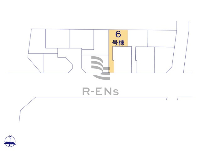 【区画図】 | 西東京市向台町３丁目　新築戸建て　６号棟 | 西東京市向台町に全12棟の新しい街並みが誕生