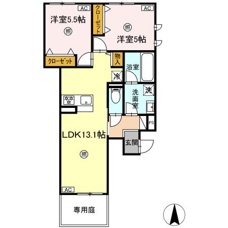 ジーヴォ近見の間取り