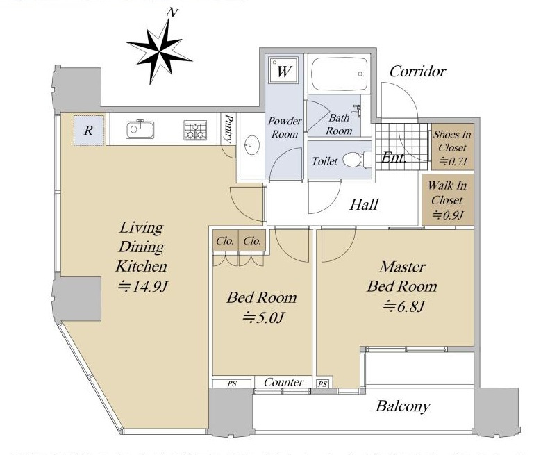 シティタワー新宿新都心の間取り