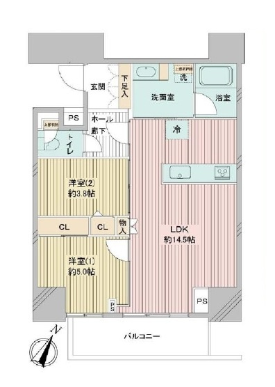 シティタワー新宿新都心の間取り