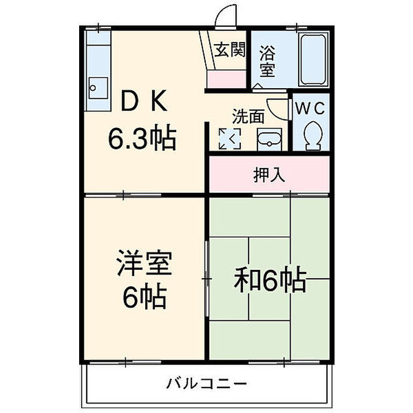 グリーンハイツ宮路の間取り