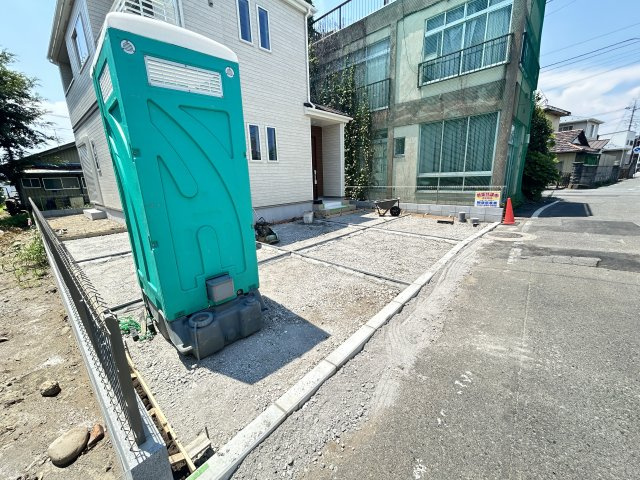 新築　前橋市城東町2期　Heartful Town　１号棟の前面道路含む現地写真|現地写真　北東側接道幅員約4ｍ